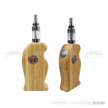Pure Wood Tube Mod E-Cigarette Kamry K. Ecig K600 E Cigarette with 18650 Battery